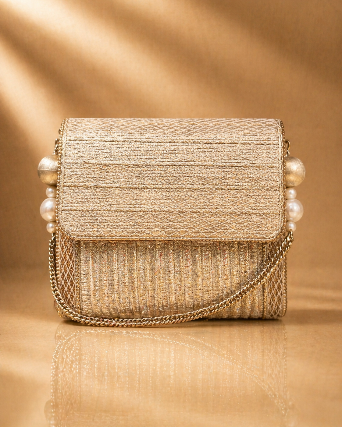 Silver Wirework Clutch