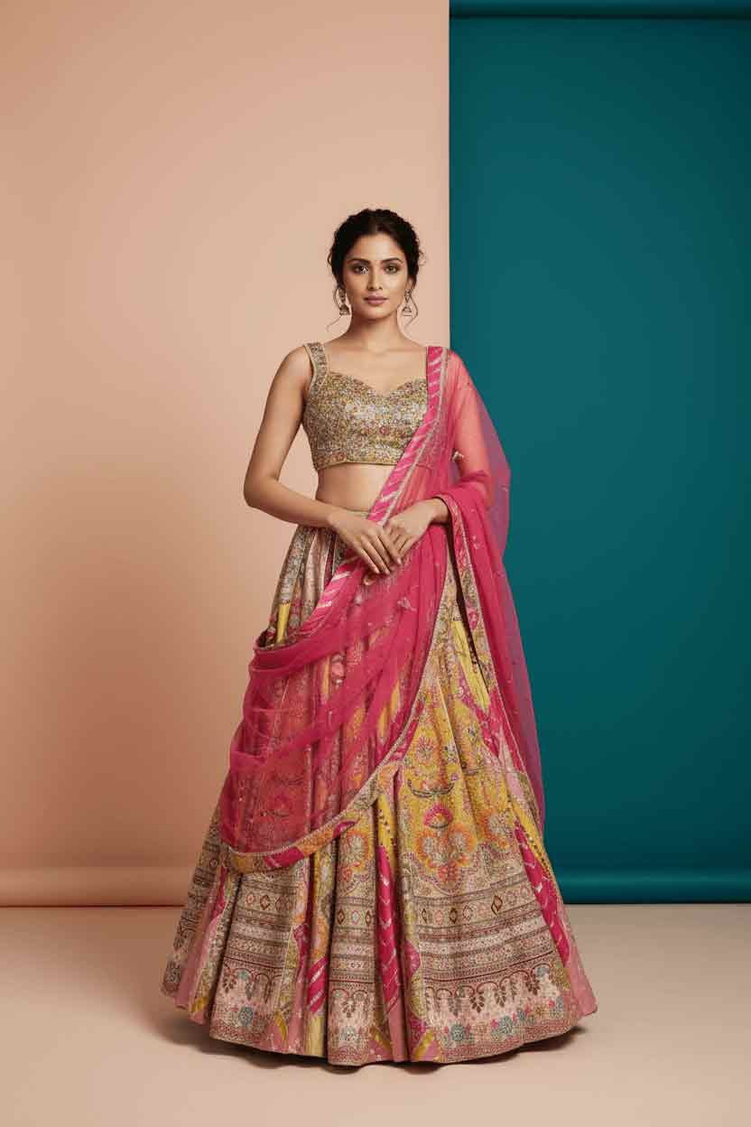 Mira - Lemon & Lilly Lehenga Set