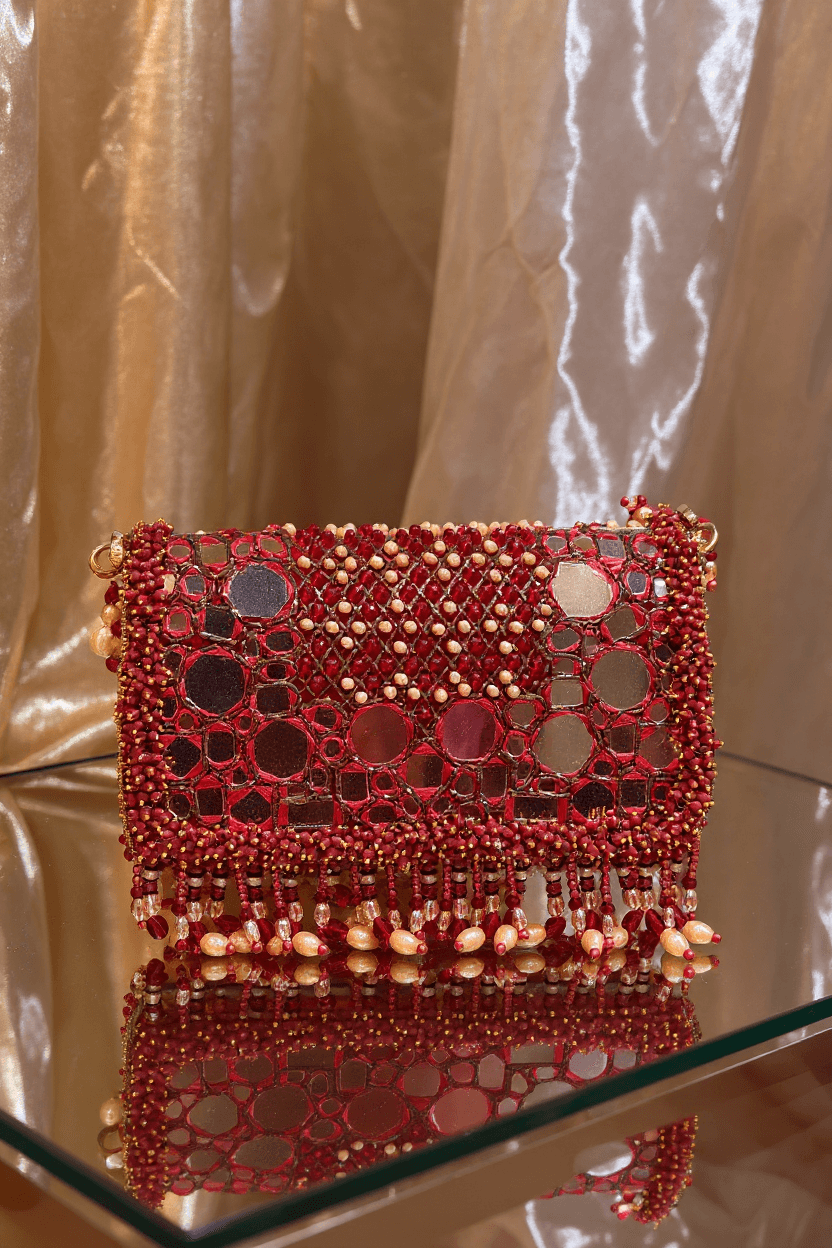 Red Mirror Work Clutch
