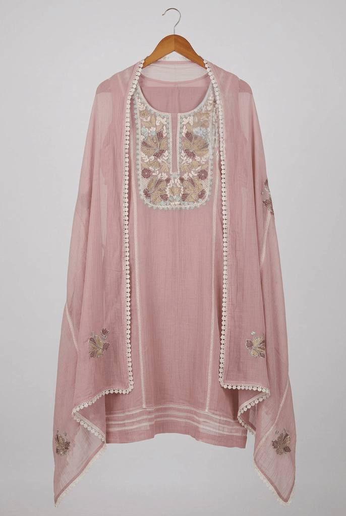 Mitali - Unstitched Mul Cotton Suit