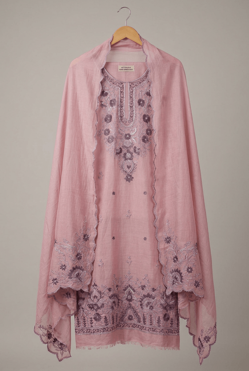 Priya - Unstitched Mul Cotton Suit