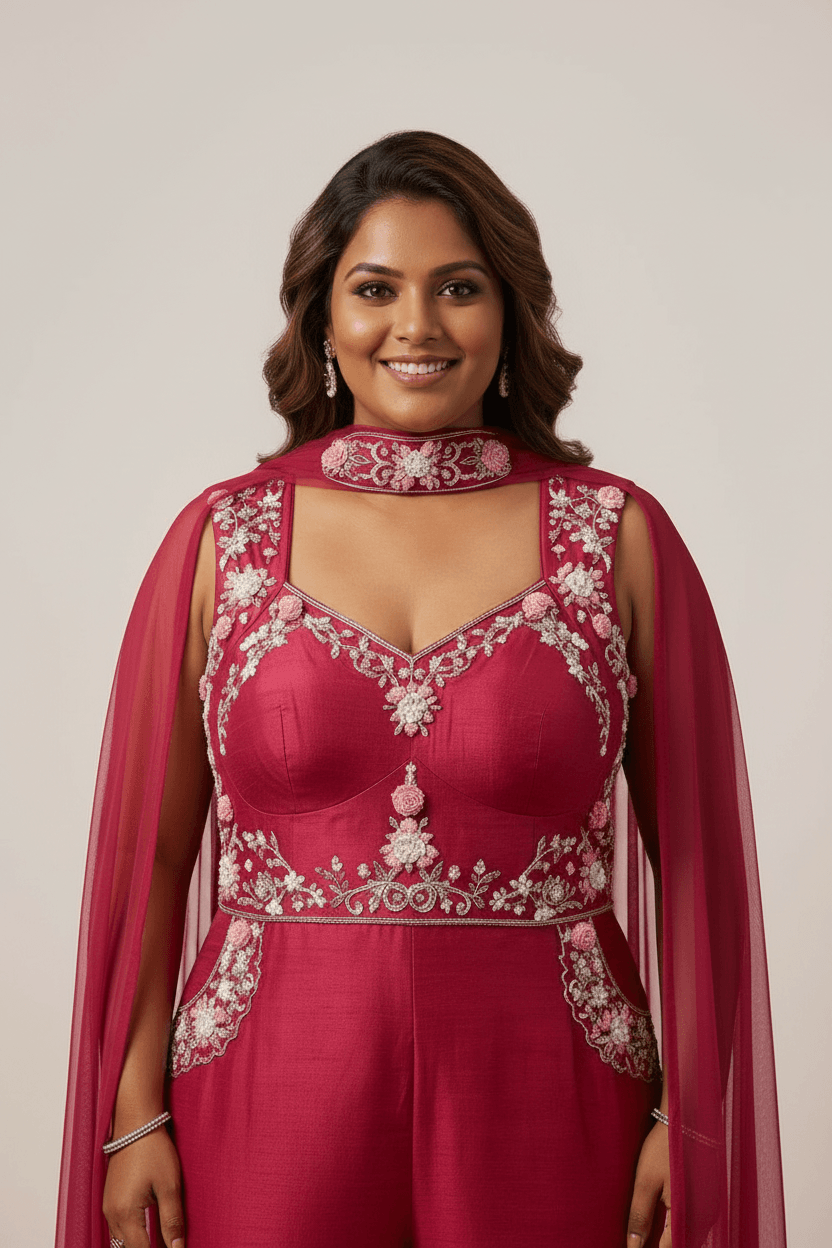 Niya - Rani Pink Jumpsuit