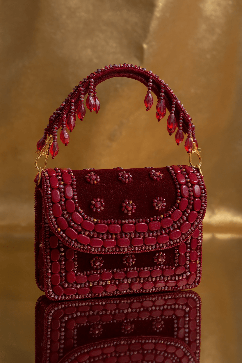 Red Velvet Clutch (Mini)