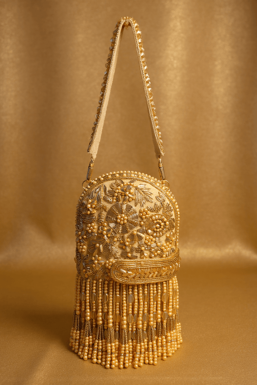 Gold Tablet Potli