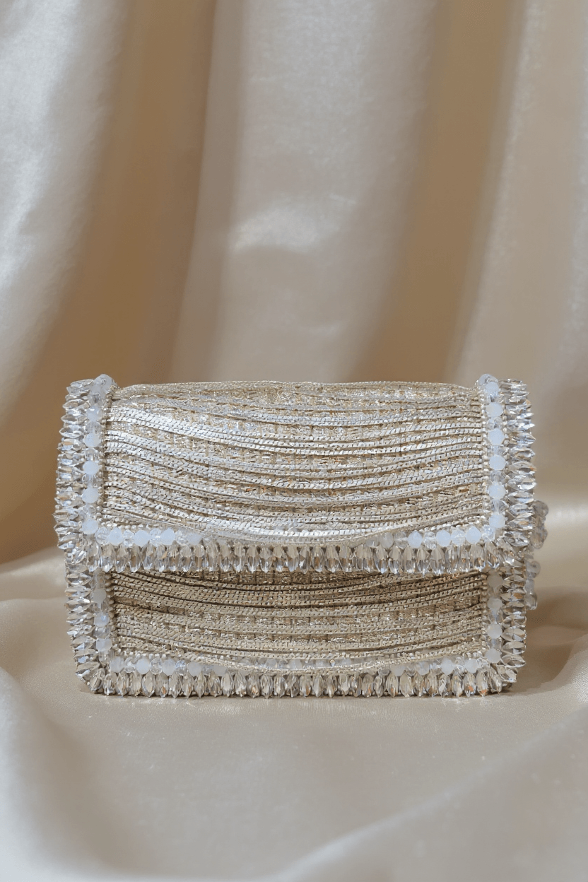 Silver Wirework Clutch (Mini)